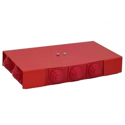 Simet Protipožarna doza, pravokotna, E90, razcep 2x3x4mm2, 166x88x30 mm