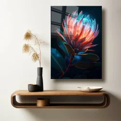 Wallity Dekorativna slika na kaljenom staklu, 40x60cm, Šarena