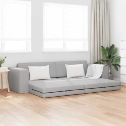 Krevet na razvlačenje Oblačnosiva 245 x 78 x 77 cm tkanina