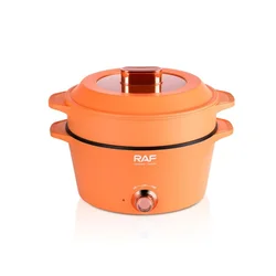 RAF Električni lonac krčko R.5403O, 1300 W, 5 l + 2 l, Narandžasti
