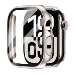 BHO Zaštita stakla za pametni sat + Zaštitna maska za pametni sat za Apple Watch S11/S10, Bela