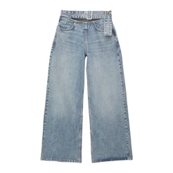 Pull&Bear Kavbojke moder denim