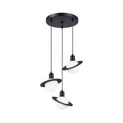 Sollux SL.1359 - Luster na sajli HYPERION 3xG9/8W/230V crna