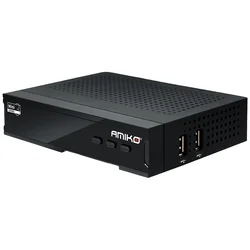 AMIKO Prijemnik DVB-S2+T2/C, H.265, Full HD, HDMI, USB, Crni