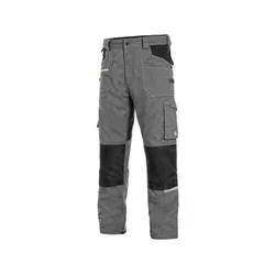 Canis Radne pantalone do struka stretch sivo-crne vel.58 ( 55277 )