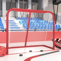 Gol za hokej crveno-bijeli 183 x 71 x 122 cm od poliestera