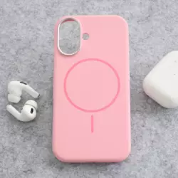 Maska Mag Case Nanobit Pure za iPhone 16 powder roze