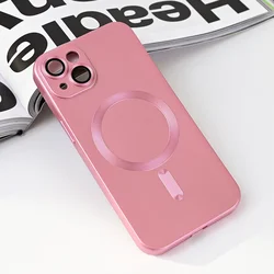 Maska za telefon Magsafe Chrome za iPhone 13 6.1, Roze