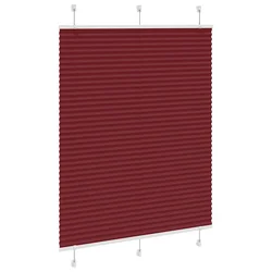 Plisirana roleta Bordeaux crvena 110x150 cm Širina tkanine