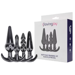 KOMPLET ANALNIH ČEPOV Loving Joy Training Kit Black