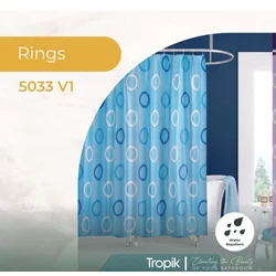 IMPORTO Zavesa za kupatilo Tropik 180x200 Rings V5 5033