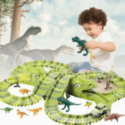 LocoShark Steza za avtomobilčke z dinozavri