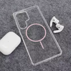 Maska Mag Case Clear Slim za Samsung S25 Ultra/ S938B roze