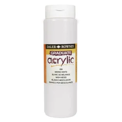 Rayher. Akrilna barva Graduate 500 ml Mixing White