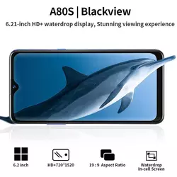 BLACKVIEW pametni telefon A80S 4GB/64GB, Blue