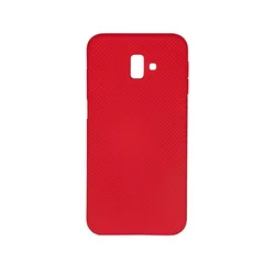 SILKY SOFT TOUCH Maska za telefon za Samsung J6 Plus (2018) J610FN, Crvena