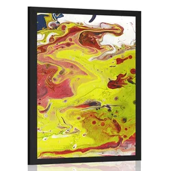 Plakat akrilna abstrakcija - 40x60 black
