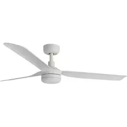 FARO 33814WT-20 - LED stropni ventilator sa prigušiva PUNT M LED/18W/230V, bela, prečnik 132 cm WT + daljinski upravljač
