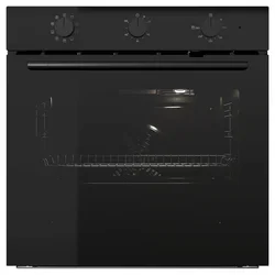 SPJUTBO Pećnica s ventilatorom, pirolitičko funkcija roštilja/crna IKEA 300