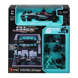 Bburago: F1 dirkalni avtomobil 1/43 - MB AMG W15 E Performance boksi