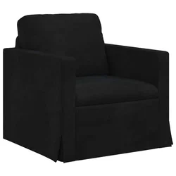 Set sofe 2 pcs Crna 158 x 78 x 80 cm Baršun