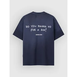 Another Cotton Lab Wanna Go Washed moška majica blue
