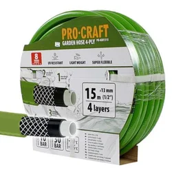 Procraft Vrtna cev PR-4GH1315 4 sloji, 1/2 15 m