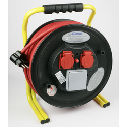 COMMEL Kablovska motalica PVC šuko trofazna h05VV-f 5g2.5 25m