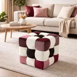 Atelier del Sofa Tabure, 42x42x42cm, Šareni