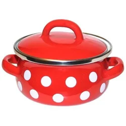Ponev + pokrov premer 10cm 0,5l PUNTÍK CRV