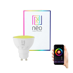 Immax NEO 07724L - LED RGB+CCT prigušiva sijalica GU10/4,8W/230V 2700K Wi-Fi Tuya