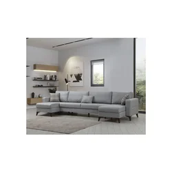 Kristal 2+Corner - Light Grey Light Grey Corner Sofa-Bed