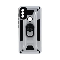 Maska za telefon SPIGEN 4 za Motorola E20, Srebrna