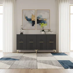Hanah Home Komoda, 150x75x32cm, Antracit