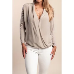 Bluza z dolgimi rokavi, siva