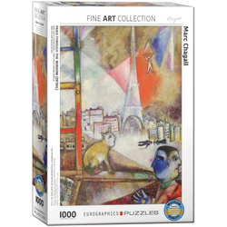 Eurographics - Puzzle Chagall: Paris Through the Window - 1 000 kosov