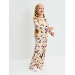 Sinsay - Set majica kratkih rukava i pantalone Hello Kitty - BEŽ