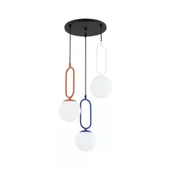Luster na sajli VAVIL 3xE27/15W/230V višebojni