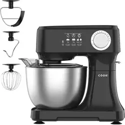 Cook-It Kuhinjski robot mikser sa posudom, 12 brzina, 3.5L, 600W, Crni