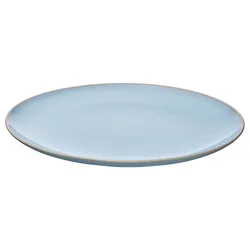 FÄRGKLAR Tanjir, svetloplava, 26 cm