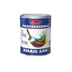 HEMMAX Emajl uljani lak za drvo i metal, 0.2L, Mat crna