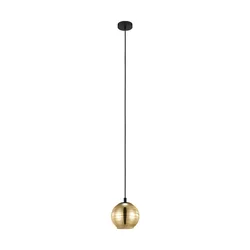 EGLO viseća lampa LEMORIETA E27 zlatno staklo O18 cm 39684