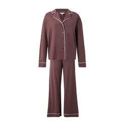 TOMMY HILFIGER Pižama Essential ciklama / bela