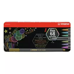 STABILO Flomasteri Pen Metallic box/ set 1/8