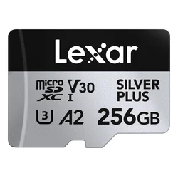 Lexar 256GB H-P Silver Plus microSDXC z adapterjem C10 A2