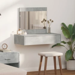 Toaletni stol s ladicama Siva 83 x 40 x 70 cm Konstruirano drvo