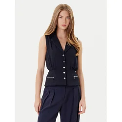 Morgan Bluza 252-COZIP Mornarsko modra Slim Fit