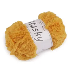Pletena preja Husky 100 g - (15) gorčica