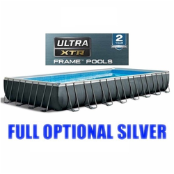 Bazen Intex Ultra Metal 975 x 488 x 132 cm s filtrom na pijesak, New Technology XTR 2019 + FULL OPTIONAL SILVER