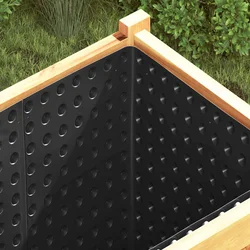 Pucketana odvodna ploča Crna 0,5 x 20 m HDPE
